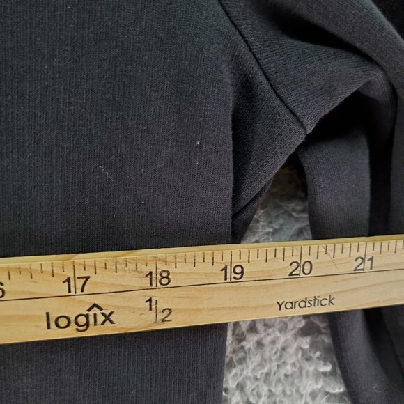 Calvin Klein Jacket Womens Medium Black Soft Touch Fleece Full Zip Jacket - Picture 6 of 9